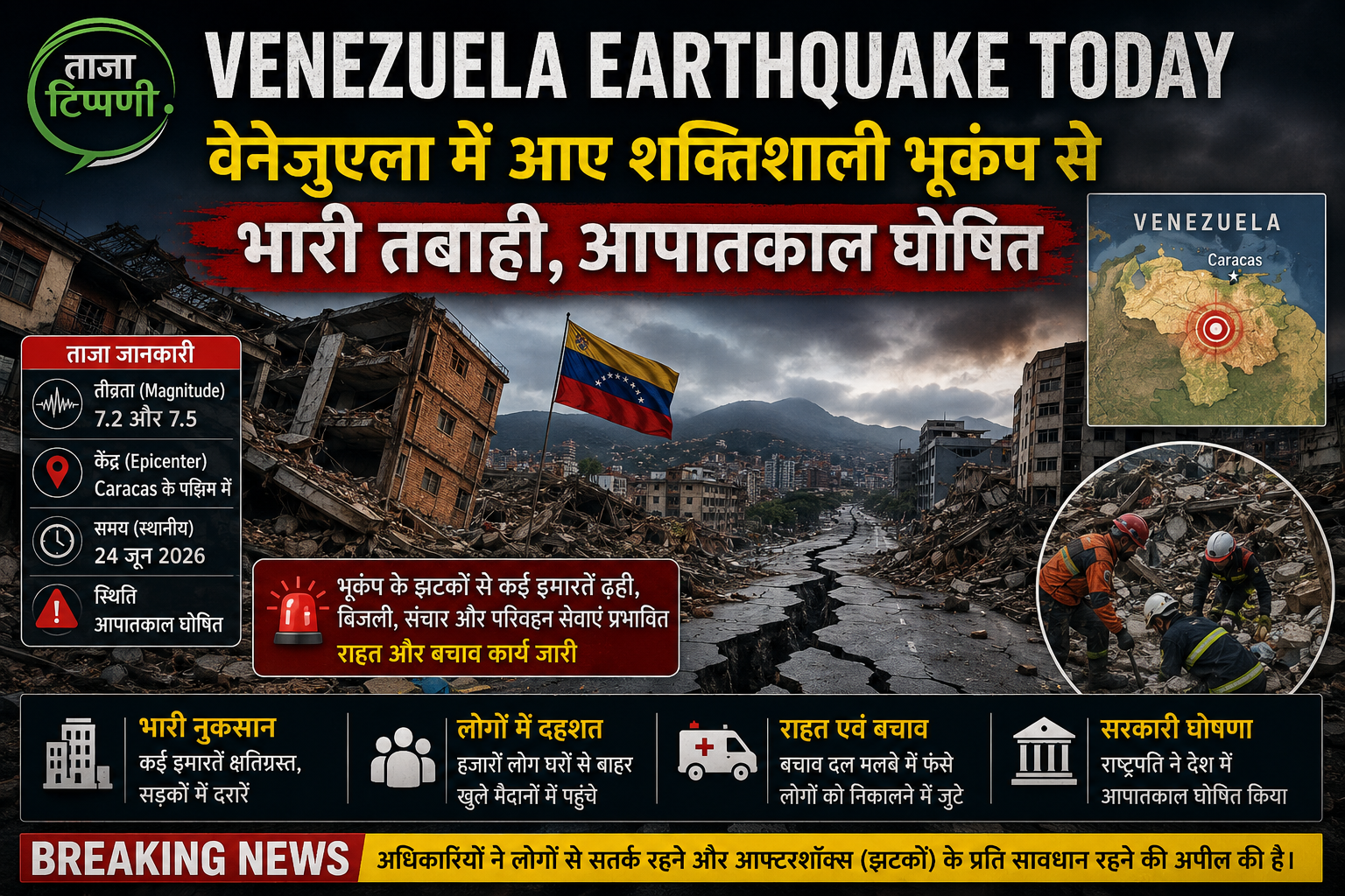 Venezuela Earthquake Today